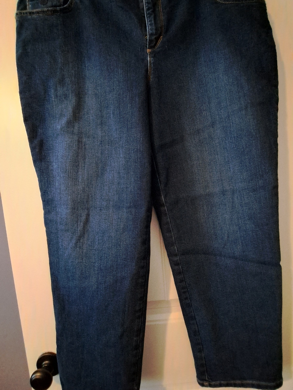 Gloria Vanderbilt Dark Blue Straight Leg Jeans